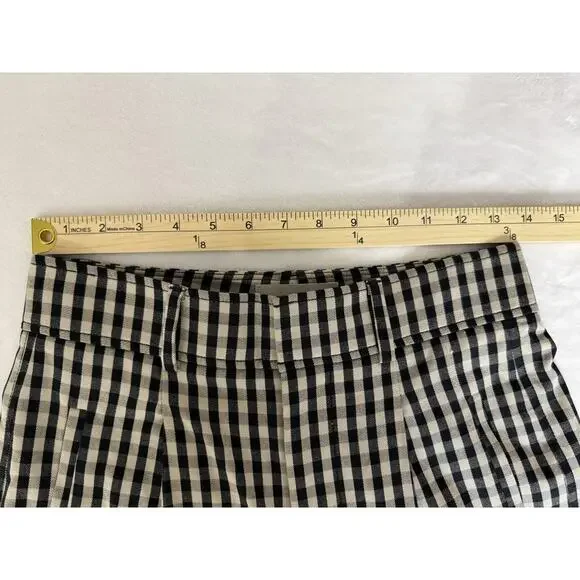 Everlane The Draper Pleated Pant In Buttersmooth Color Checkered Size 2S - Picture 11 of 14